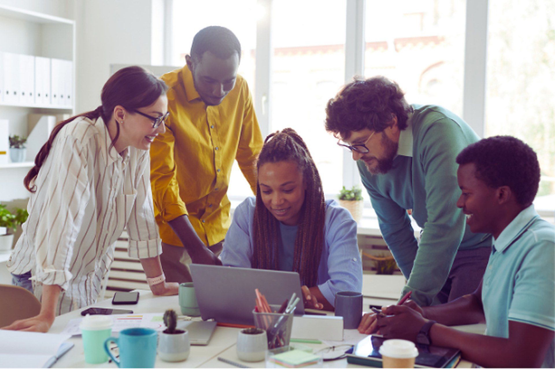 Digital marketing agency team helping small business grow online